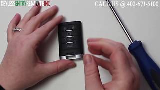 How To Replace A  2013 - 2014 Cadillac ATS Key Fob Battery FCCID: NBG009768T