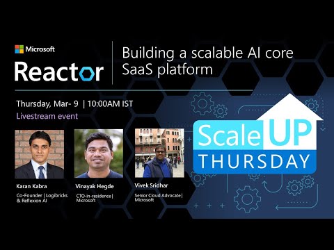 Building a scalable AI core SaaS platform | #ScaleUpThursday