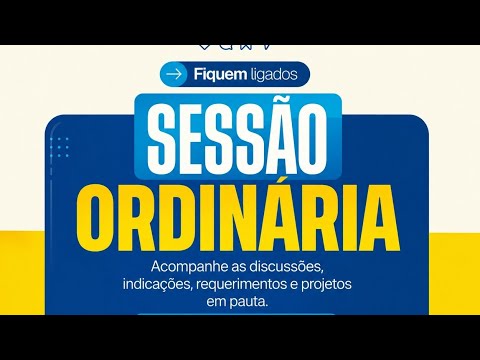 SESSÃO ORDINÁRIA 02/09/2026 CÂMARA MUNICIPAL DE MAURILÂNDIA DO TOCANTINS-TO