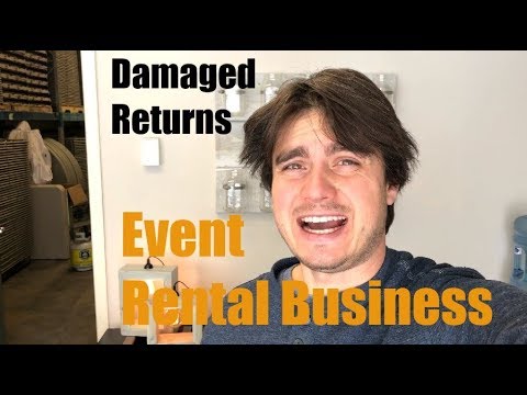 Damaged Returns - Growing Event Rental Business