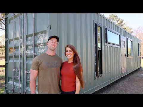 Transforming Our SHIPPING CONTAINER Into A Modern Cabin!