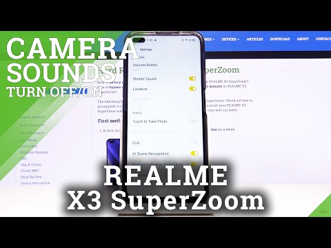 How to Turn Off Camera Sounds in REALME X3 SuperZoom – Camera Shutter Sound