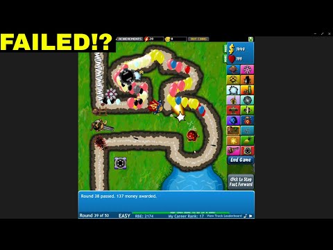I FAILED on EASY?! (Bloons Tower Defense 4 Pt. 2) - YouTube