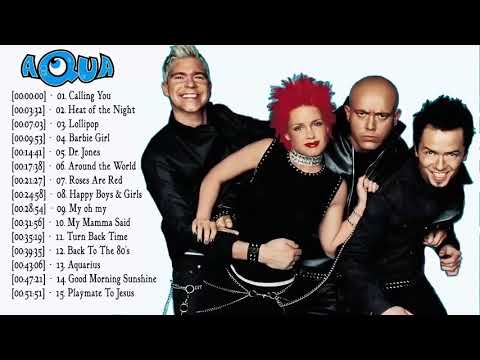 Aqua Greatest Hits Playlist   Aqua Top 20 Best Songs Dance 90 s