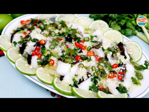 Appetizing Simple Steamed Fish Fillets with Lime