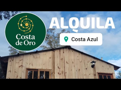 Se alquila Casa Cabaña 2 dorm Costa Azul Lado Sur Playa Costa Canelones