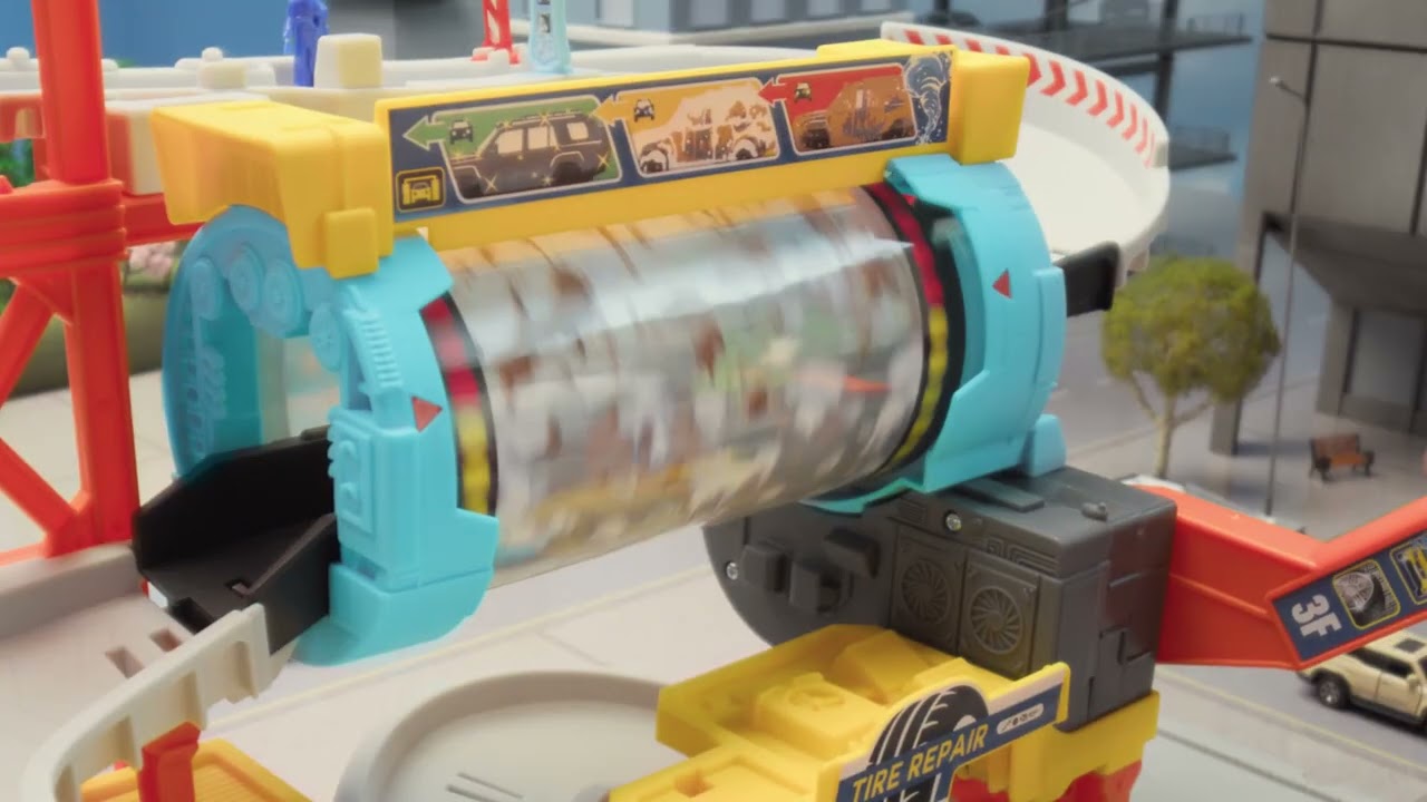 Matchbox: Spin Cyclone autómosó pályaszett – Mattel videó