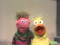 Sesame Street Little Bird Demonstrates Next To