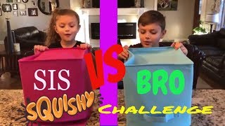SQUISHY Food vs REAL Food Challenge! Sis and Bro! Crazy Soft or Extra Yummy?