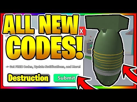 ALL *NEW* SECRET OP WORKING CODES! Roblox 💥Destruction Simulator