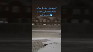 April showers eh? 🇨🇦 #aprilshowers