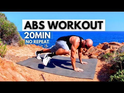 Abs Workout 20 Min NO REPEAT / 40/10 / Full Abs