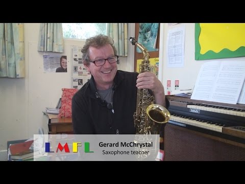 Professor Gerard McChrystal, saxophone teacher - interview