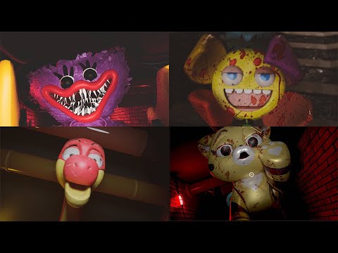 All Jumpscares vs MotyaGames - Poppy Playtime Chapter 3