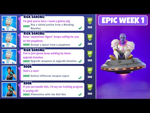 How to Complete All Week 1 Epic Quests in Fortnite Chapter 2 Season 7! (210,000 XP)