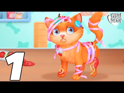 Pet Doctor Care games for kids - Gameplay Part 1 (iOS, Android) - YouTube