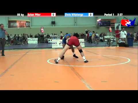 Acton Pifer vs. Chris Villalonga at 2013 ASICS University Nationals - FS