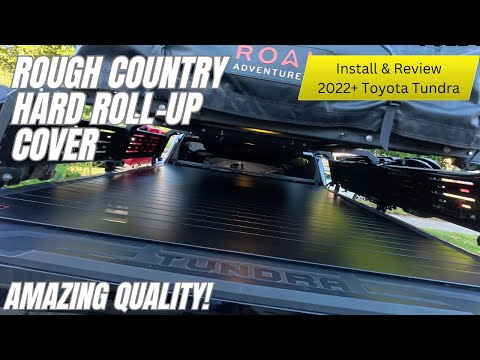 2022-2026 Toyota Tundra Rough Country Hard Roll-Up Tonneau Bed Cover Install & Review