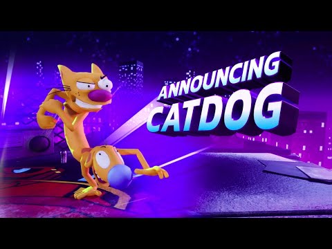 Nickelodeon All-Star Brawl Arcade Mode: CatDog Gameplay HD