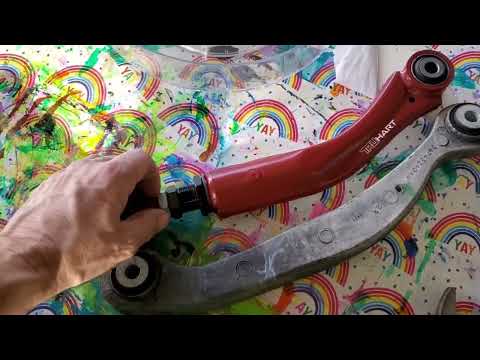 TruHart Adjustable rear upper Camber Arm removal and installation Dodge Challenger