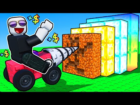 spending MILLIONS making the BEST Drill in Roblox build a mining machine...