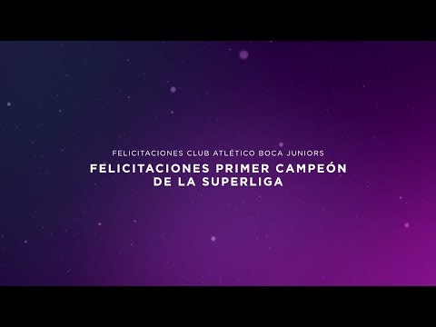 Boca Juniors primer campeón de la Superliga Argentina de Fútbol