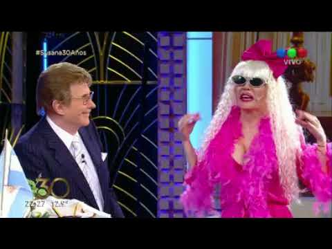 Reencuentro: Silvio Soldán y Silvia Süller (Fátima Florez) en Casa de Gobier - Susana Giménez 2017