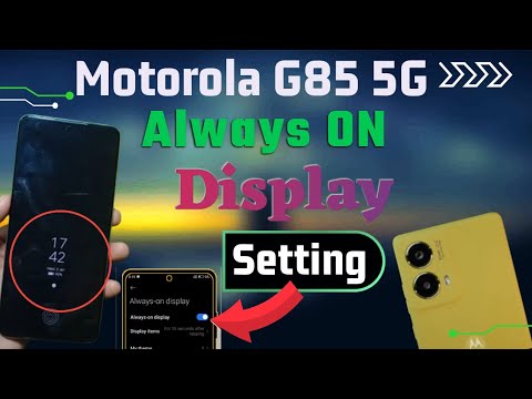 Motorola G85 5g Always On Display Setting  | How to Always on display setting in motorala g85 5g