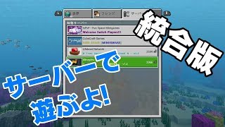 【Switch BE版】統合版にサーバーが追加された！【キリガ】