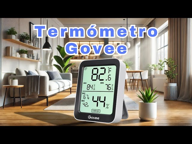Vídeo relacionado con Govee Termómetro Higrómetro, LCD Bluetooth Medidor Digital Humedad y Temperatura Interior con Función Almacenamiento de Datos y Alerta, para Habitación
