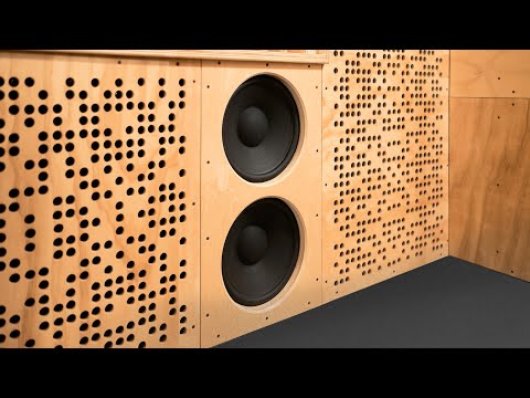BIG Bass in a Small Room - Making Infinite Baffle Subwoofers