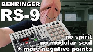 Video thumbnail for Behringer RS 9 Rhythm Sequencer - We have to talk Behringer! Penishead comment by Penishead