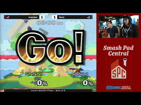 SPC 134 Losers Quarters - Gunz (Green Falco) vs vcamper (Falco)
