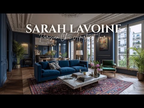 Parisian Chic Apartment Tour  Sarah Lavoine Inspired Haussmann Interior Design