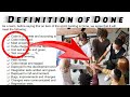 What is the Definition of Done and why is so important for your Team?