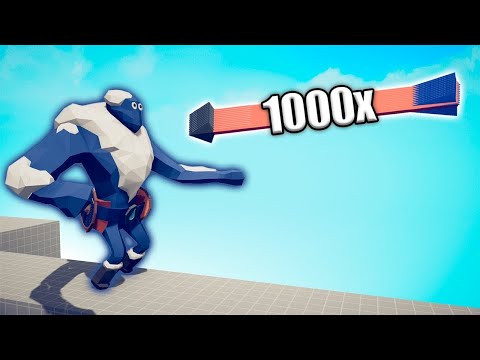 ICE GIANT vs 1000x OVERPOWERED UNITS - TABS | Totally Accurate Battle Simulator 2025