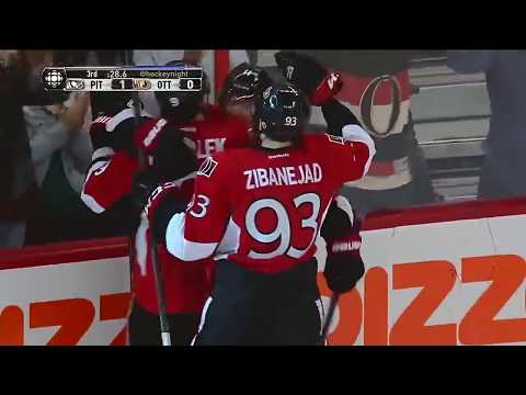 Daniel Alfredsson Shorthanded Goal in the Final Minute of game 3 2013 Eastern Conference Semifinal