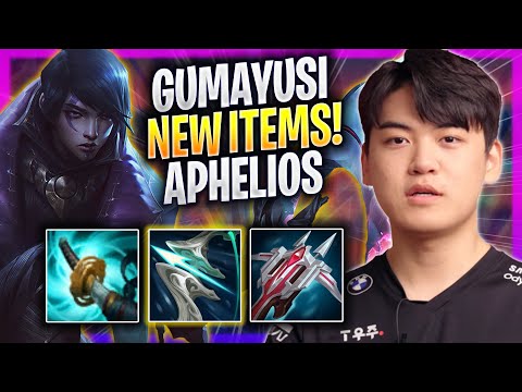 GUMAYUSI TESTING APHELIOS WITH NEW ITEMS! - T1 Gumayusi Plays Aphelios ADC vs Cassiopeia!