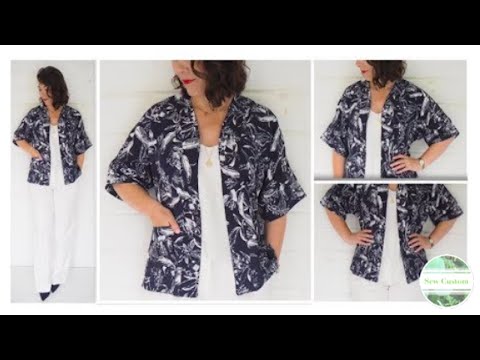 How I Sewed my Kimono Style Jacket