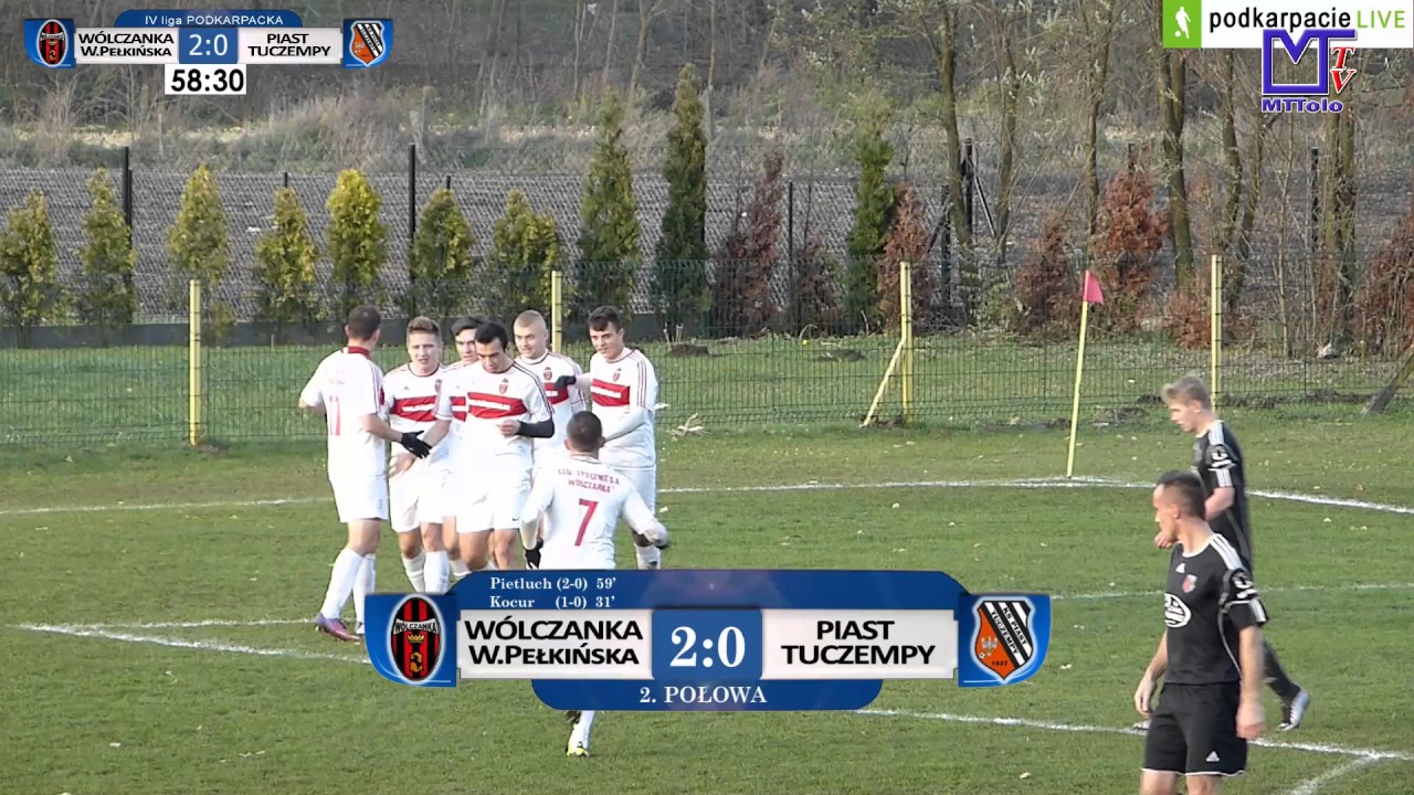 WIDEO: Wólczanka Wólka Pełkińska - Piast Tuczempy 4-0 [BRAMKI]