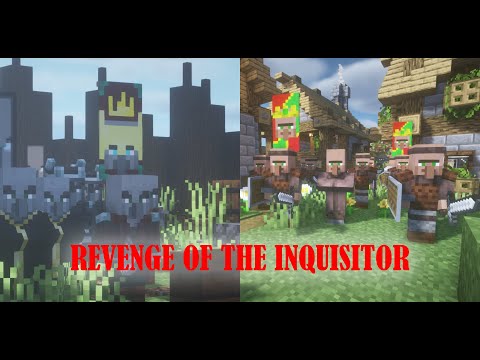 Illager raid №24|"Revenge of the Inquisitor"|Minecraft raids