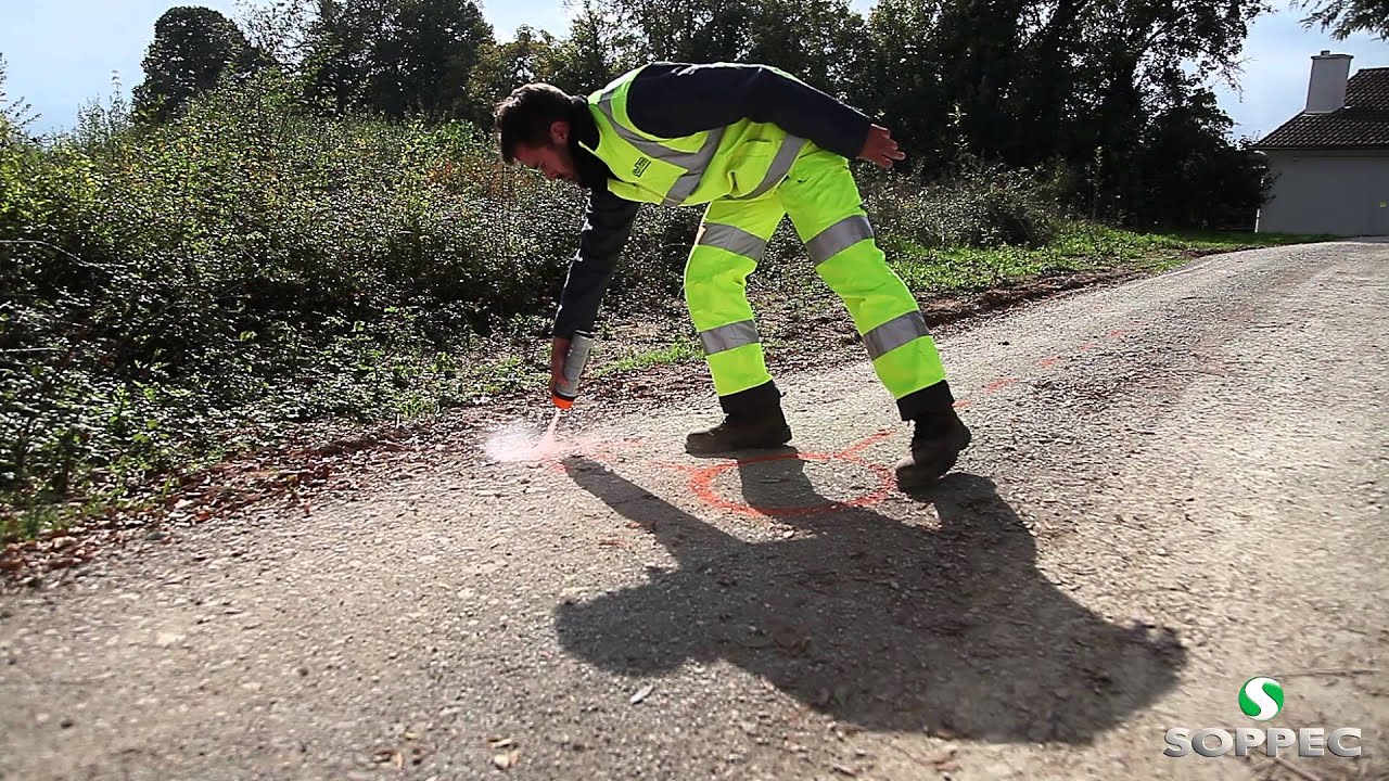 SOPPEC - TRACK MARKER : traceur de chantier Fluorescent