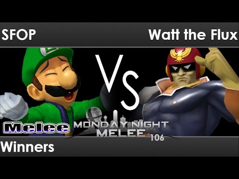 MNM 106 - AWOL | SFOP (Luigi) vs Watt the Flux (C Falcon) Winners - Melee