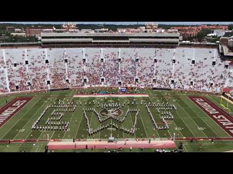 FSU Marching Chiefs Halftime | Earth Wind and Fire Tribute | 08.31.2019