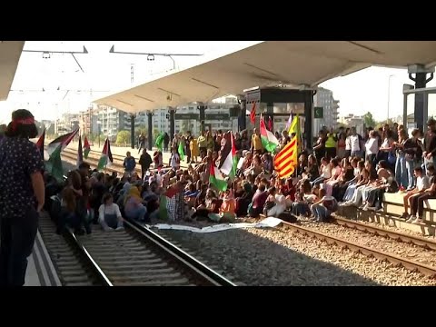 Generalstreik: Tausende demonstrieren in ganz Spanien für Palästina