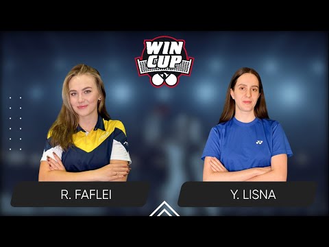 15:00 Romaniia Faflei - Yaroslava Lisna 24.06.2025 WINCUP Women Master. TABLE 1