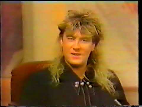 def leppard - joe on late late show 1988