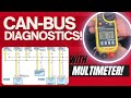 Test CAN BUS With A Multimeter Quick Easy CAN Bus Resistance Voltage Short To Ground Test