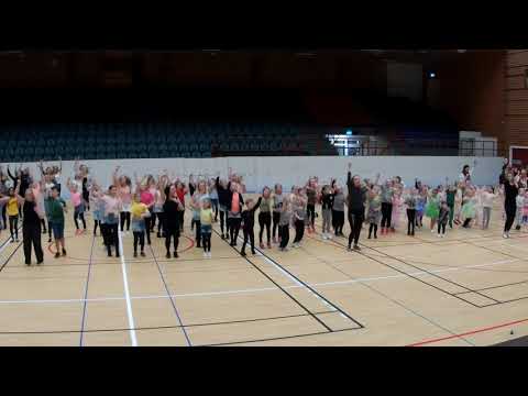 VT 2019. Avslutningsnummer med alla dansare.