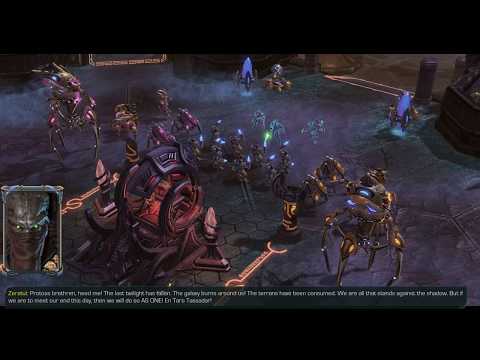 StarCraft 2: Wings of Liberty 3 Player Campaign - 14 In Utter Darkness